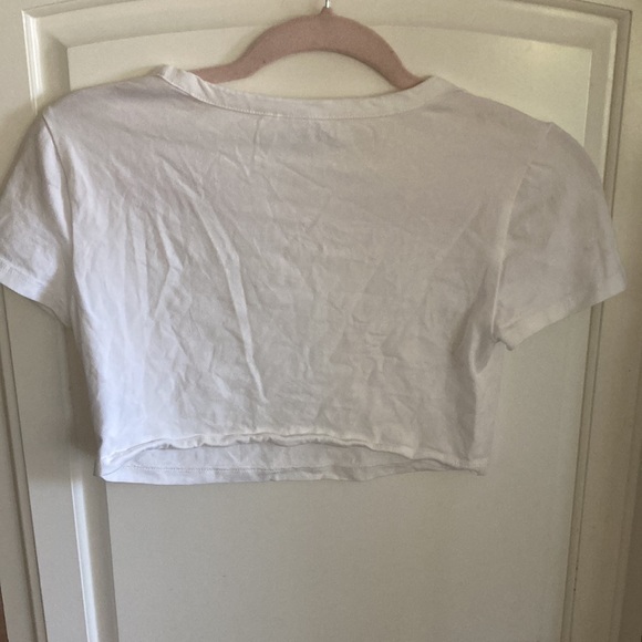 H&M white crop top Divider medium - Picture 3 of 3